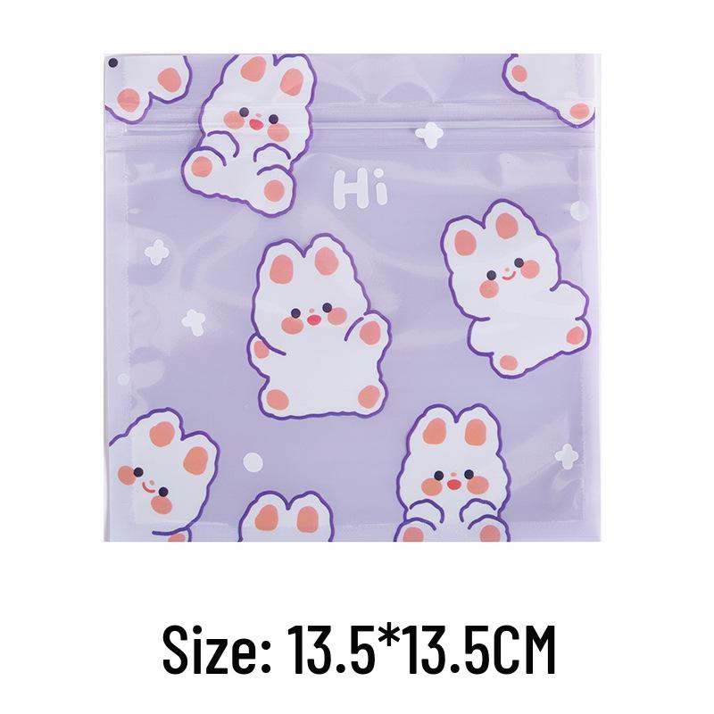 Adorable Cartoon Heart Candy & Cookie Bag - Girly Snack Packaging