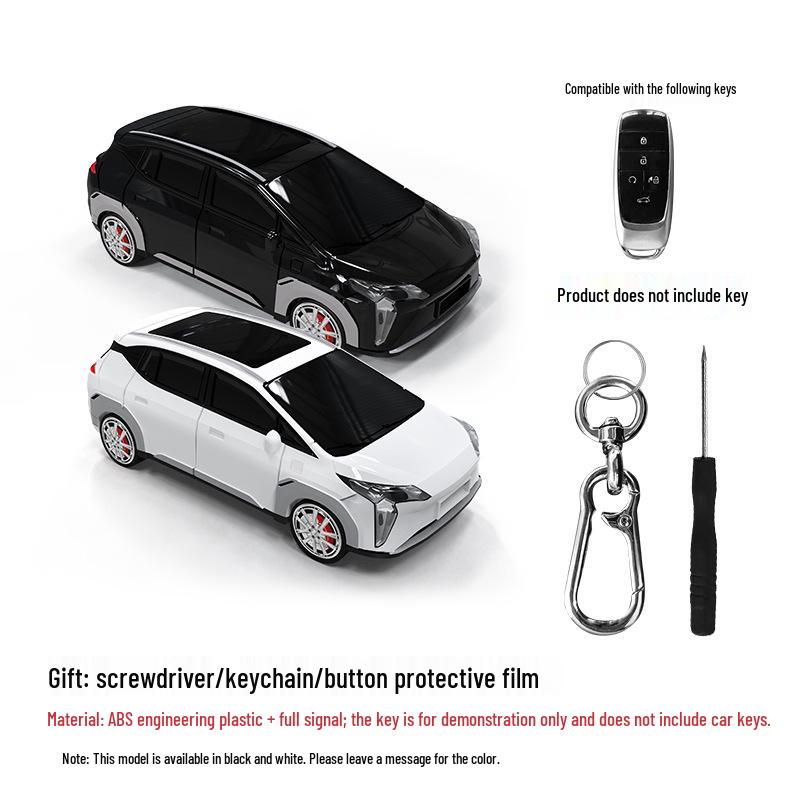

AION Y Car Key Case - Personalized Protective Shell for Zhi Ling Niao Model White