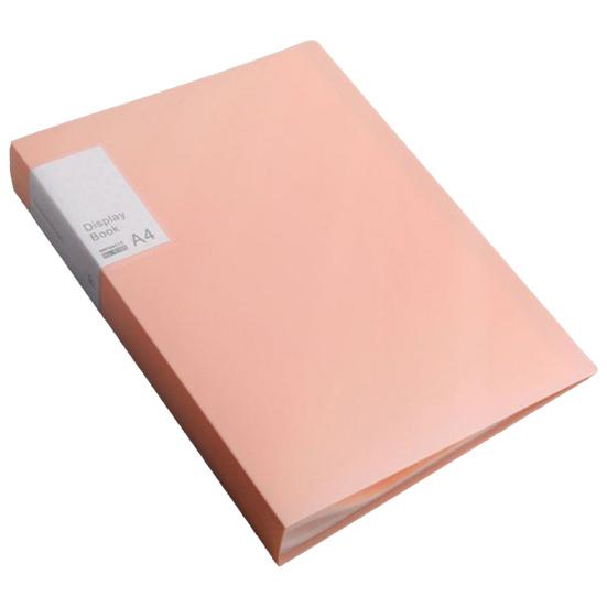 File Folder Double-sided High-Transparency Large Capacity Inner Pockets Multifunctional Sheet Protector with Plastic Sleeves A4 Paper Binder Portfolio