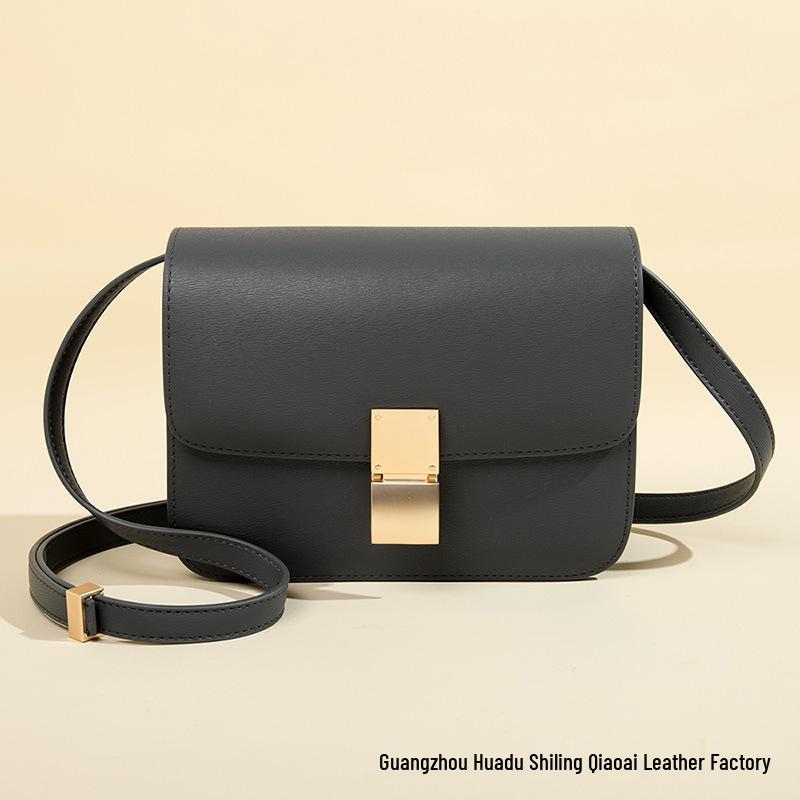 2025 Women's Genuine Leather Tofu Crossbody Bag - Fashionable Summer Shoulder Bag