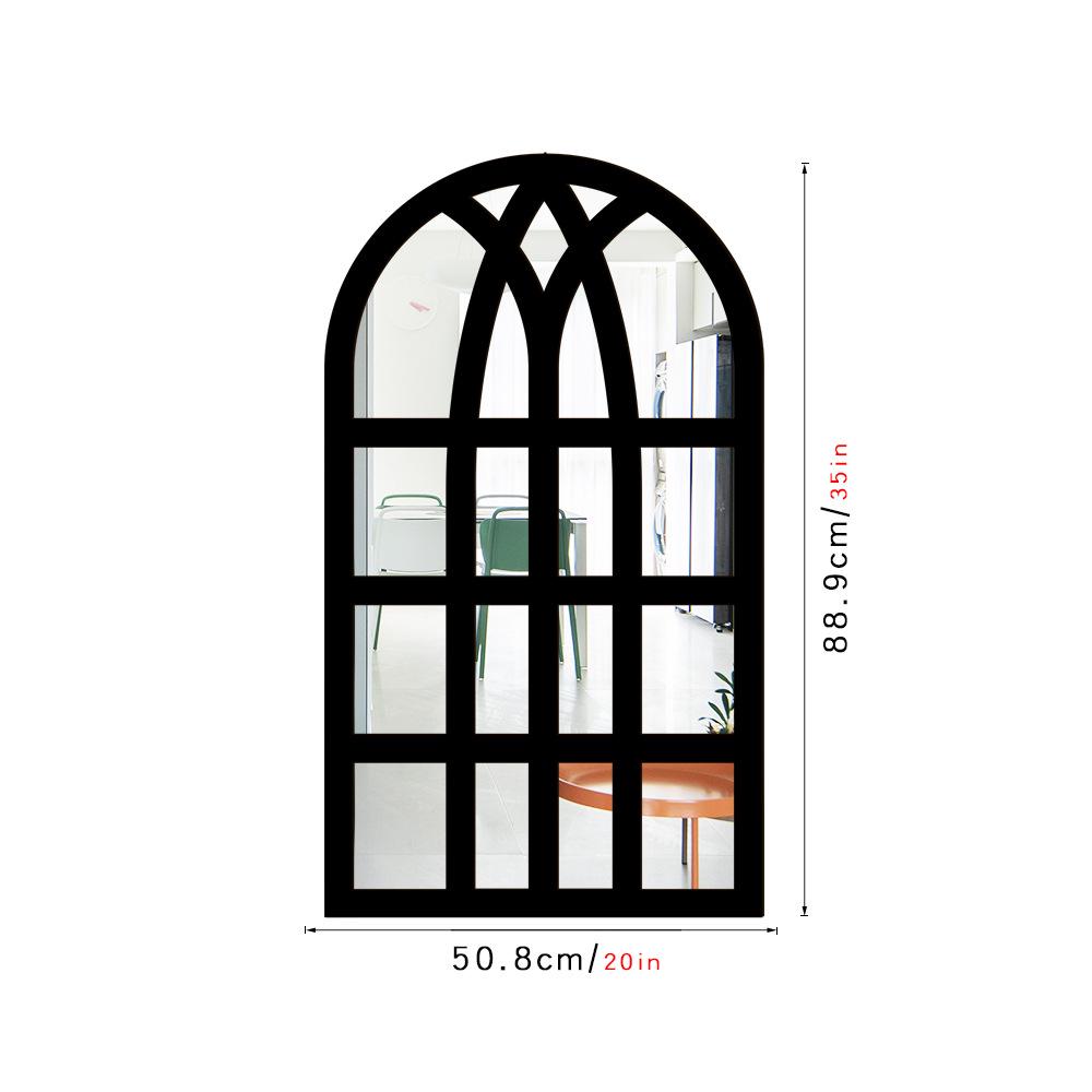 3D Vindusbue Akryl Speilklistremerke - Selvklebende Treveggdekor