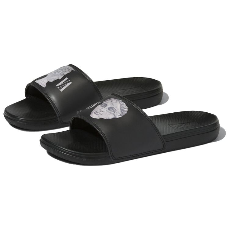 Vans Goodall La Costa Slide-On Casual Comfortable Rubber Sole Slide Sandals Unisex Sandals Black VN0A5HF5N3H