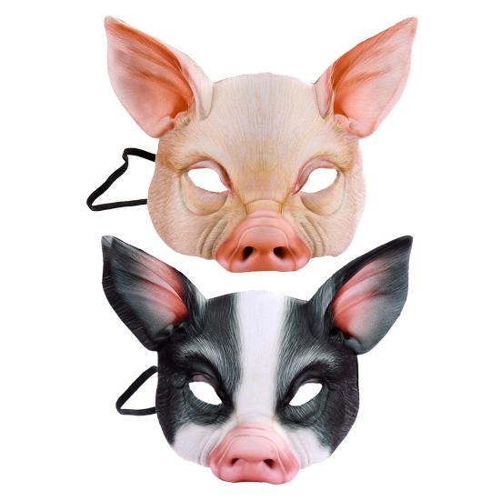 Exquisite Gesichtsmaske Realistische EVA Halloween Schweineform Party Gesichtsmaske für Geschenke
