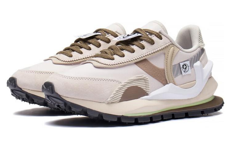 Li Ning Abrasion Resistant Breathable Abrasion Resistant Breathable Low top Sports Casual Shoes Women's Gray AZGS080-4