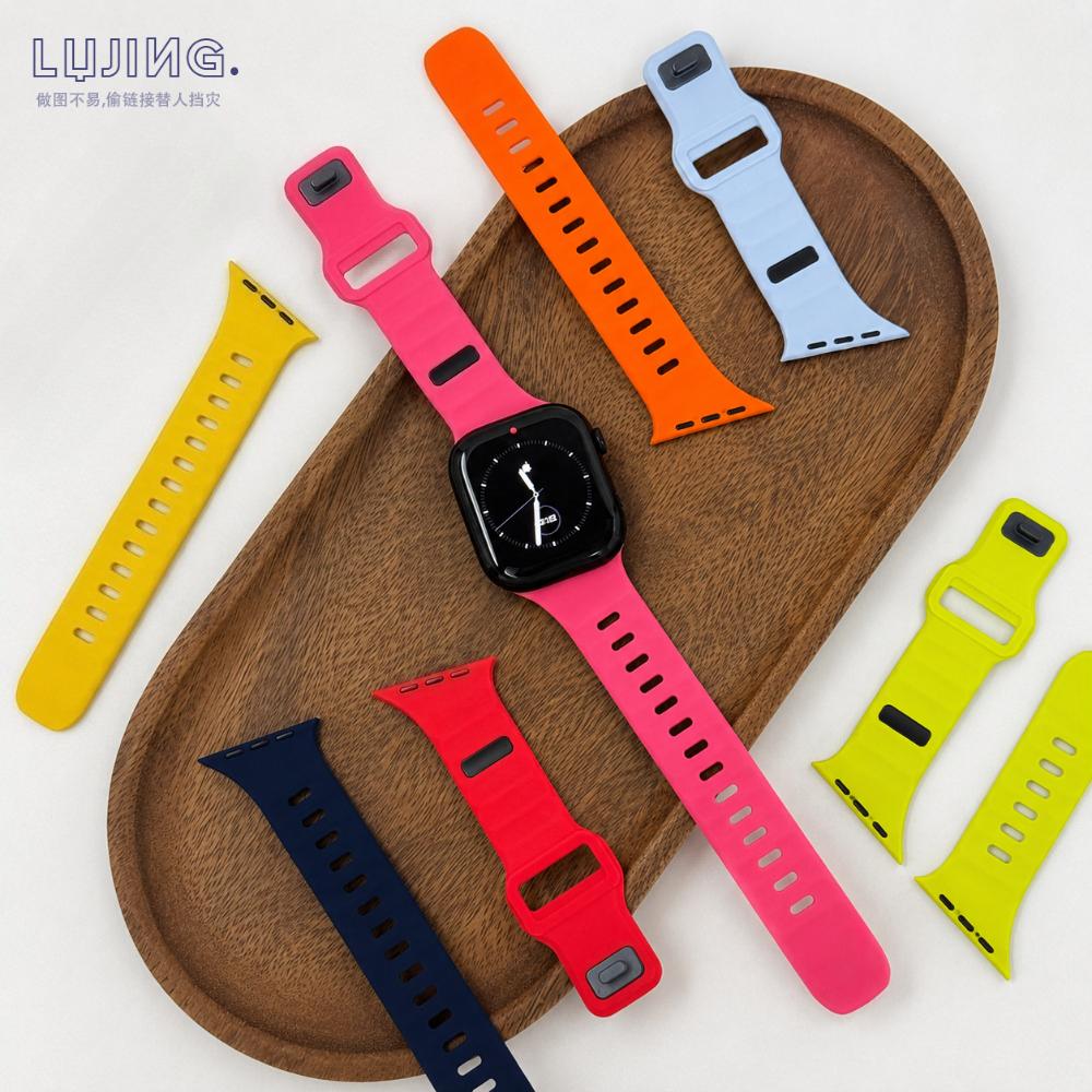 Irregular diagonal cut Sport Band For Apple Watch Ultra3 11 10 9 8 7 6 SE Soft Silicone Lightweight Bracelet Strap For iWatch 46MM 42MM 44MM 45MM 49MM