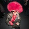 New Big Fluffy Faux Fur Bucket Hats For Women Luxury Plush Fisherman'S Hat Winter Warm Fashion Colorful And Gorgeous Party Hat