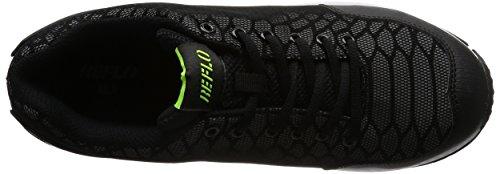 K-WORK RS-01 REFLO Safety Sneakers, Men's, Black, Size 26cm