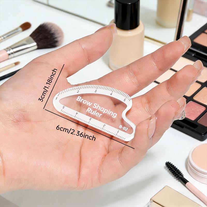 1PC Brow Mapping Ruler Eyebrow Shaping Ruler 1 Minute Fast Drawing Design Brow Easy Tool Microblading Permanent Mekup Stencils