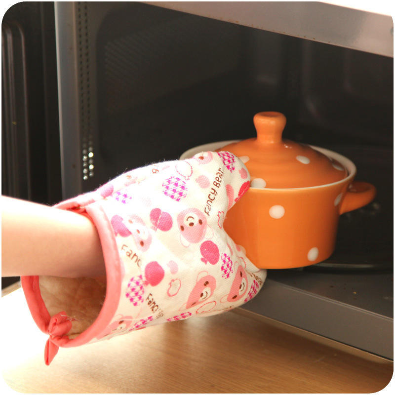Special for Microwave Ovens and Ovens, Thickened High Temperature, Heat-proof, Anti-scalding and Heat-insulating Gloves for Kitchen Baking
