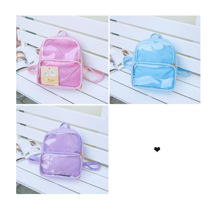 Stylish Transparent Clear Itabag Backpack For Women With High Quality And Fashionable Design