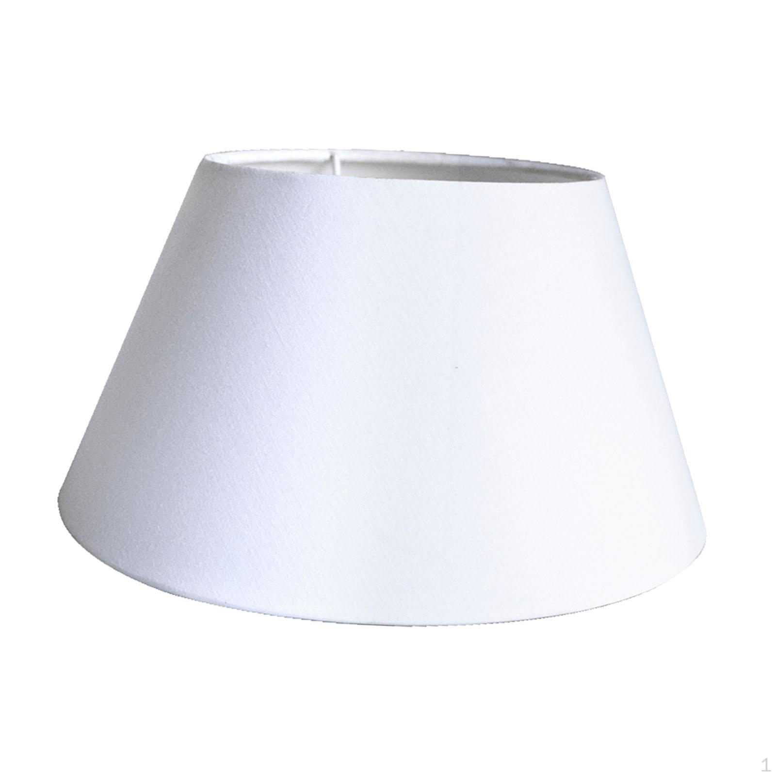 

Cylindrical Lampshade for Desk Lamp, Home Decor, E27 Base, Simple Replacement Cover Floor Lamp білий