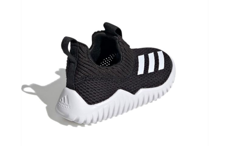 Adidas Zen 2 Slip Resistant Breathable Abrasion Resistant Low top Toddler Shoes Black White Infant And Toddler FV2618