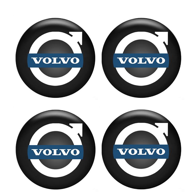 

4pcs Car Door Lock Keyhole Anti-blocking Protection Stickers For Volvo XC90 S60 V40 XC60 S80 S40 V70 V50 S90 T6 V60 V90 XC40 C30 20mm