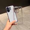Case For Vivo V60 V 60 5G Plating Lens Protection Film Phone Cases Four Corners Anti-shock Protection Back Cover Bumper Carcase