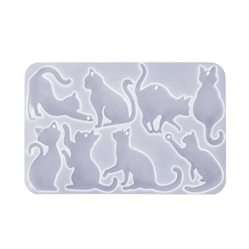 Crystal Resin Silicone Mold Geometric Animal Molds for Earrings Listing Jewelry Making Charm DIY Necklace Pendant Molds