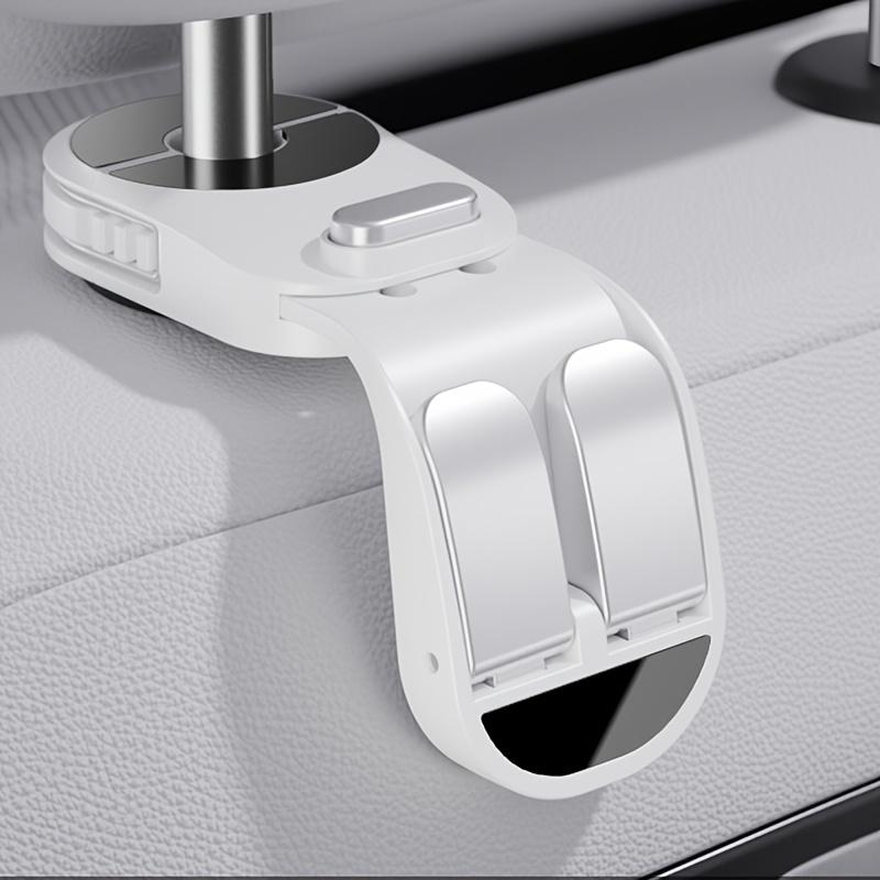 

Creative Car Seat Hook | New Extendable Design for Universally Applicable Back Seat Storage, Made of ABS Material белый