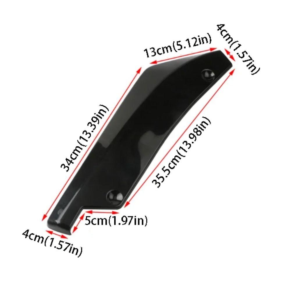 Carbon Fiber Material Car Modification Parts Diffuser Universal Rear Corner  Auto Accessories