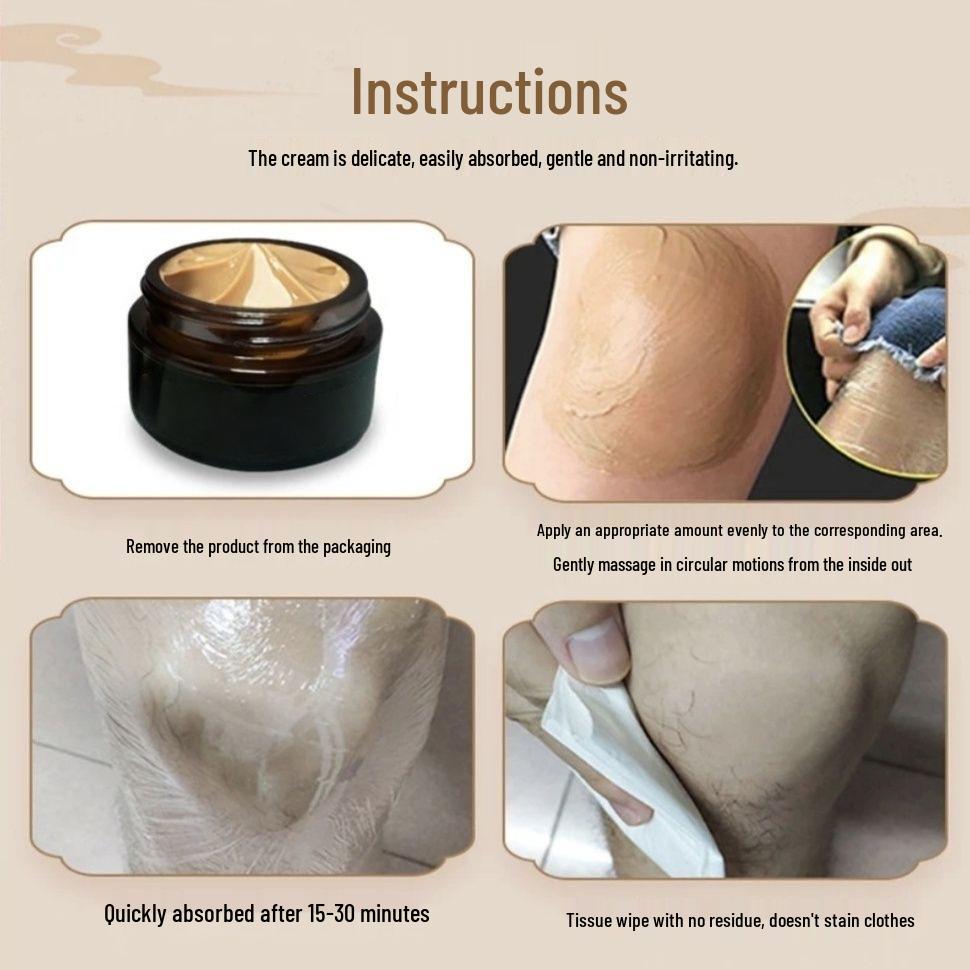 Pain Relief Herbal Cream: Wan Tong Jin Gu Gao Heating Formula for Joint and Meniscus Health