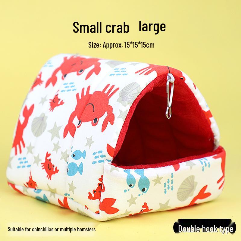 Warm Cotton Nest for Hamsters and Mice - Winter Sleeping Bag House