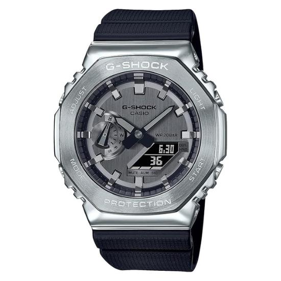 CASIO G-SHOCK GM-2100-1AJF Men’s Watch Black | Metal Covered Design | Carbon Core Guard | Shock Resistant | Japan Genuine Product