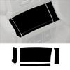 4Pcs Gossy Piano Black Driver Side Dashboard Cover Trim For Infiniti G37 Sedan