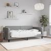 Vidaxl Sofa Z Materacem, Jasnoszara, 90X190 Cm, Tkanina