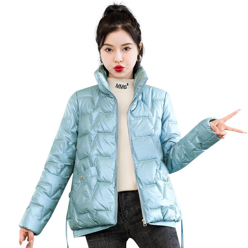 Women's Bright Face Cotton Jacket Women's Short Bread Cotton-padded Jacket Winter Coat