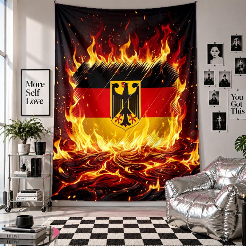 Belgium Football Wall Tapestry Home Decor Wall Hanging Cloth for Bedroom Living Room Background