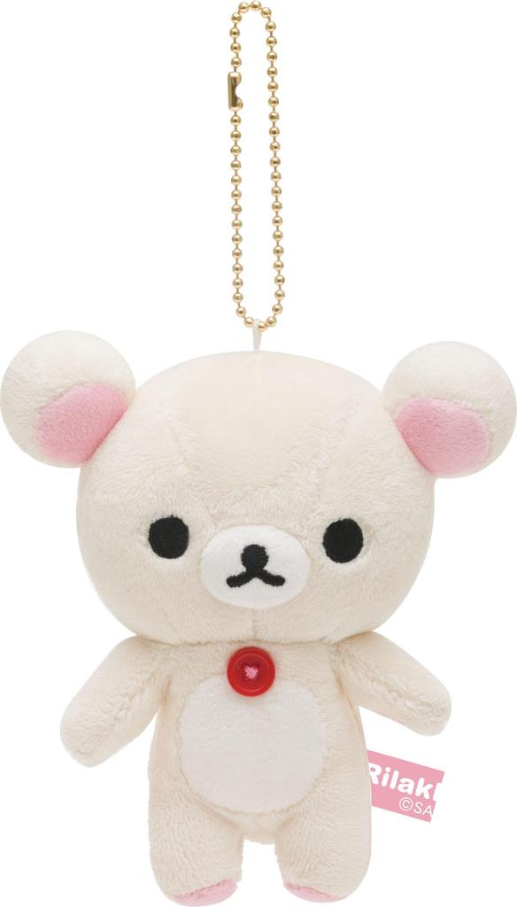 Rilakkuma MR80601 "Everyday Rilakkuma" Hanging Plush Toy Korilakkuma