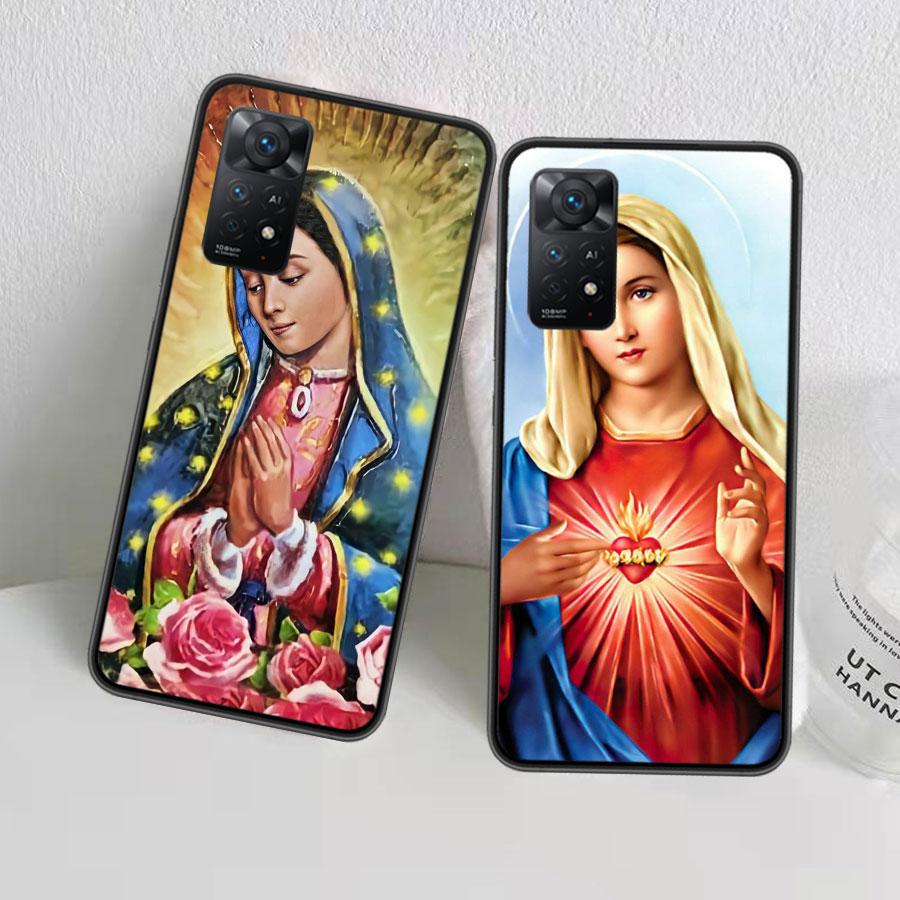 Virgin De Guadalupe Virgen Mary Phone Case For Redmi Note 14 13 Pro 5G Plus 12 12C 10 10A 10C 9 9A 9C 9T 8 8A K60 K70 Pro Xiaomi