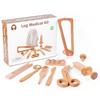 Wooden Dressing Table Toy Set Girls Pretend Play Makeup Role Educational Toddler 4-6 Years