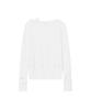MISEKI SEOUL Boat Neck String Long Sleeve White