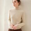 Women’s Thick Cashmere High Collar Knit Sweater – Autumn/Winter Saddle Shoulder Layer