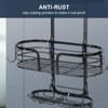 Rustproof Over Shower Head Organizer Anti-Swing Soap Holder Waterproof Soap Baskets  Dorm