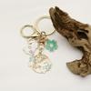 Japanese Sakura Rabbit Keychain Pendant – Cute Handmade Bag & Car Accessory