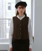 Rolarola Check Single Vest Brown