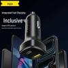 PISEN 65W Dual-Port Fast Car Charger Compatible with Huawei & Apple