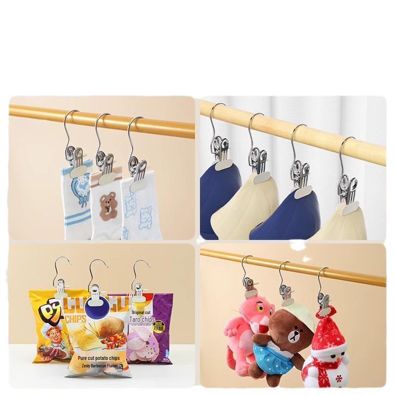 Multifunctional Plastic Clips: Sealing, Drying, Laundry, and Food Bag Clips