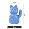 5,9 Zoll große Glückskatze aus Keramik mit winkendem Arm, Maneki Neko, winkende Katze für Glück, Reichtum und Wohlstand, Dekoration, Fengshui-Ornament