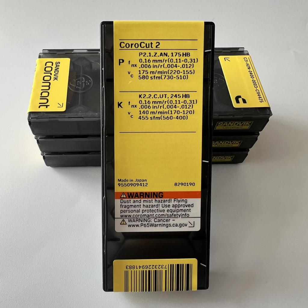 SANDVIK / C2I-H2N-0400-0003-CR 4425 / Original Swedish hard alloy blade 5 Pcs