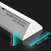 1pc 1m/2mX3cm Material Self Adhesive Water Stopper Self-Adhesive Backing Waterproof Seal Water Retaining Strip Foldable Design