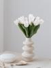 6 pezzi di tulipani fiori artificiali per la decorazione tulipani finti dall'aspetto reale fiori al tatto reali composizioni floreali per tavolo casa ufficio decorazioni per matrimoni
