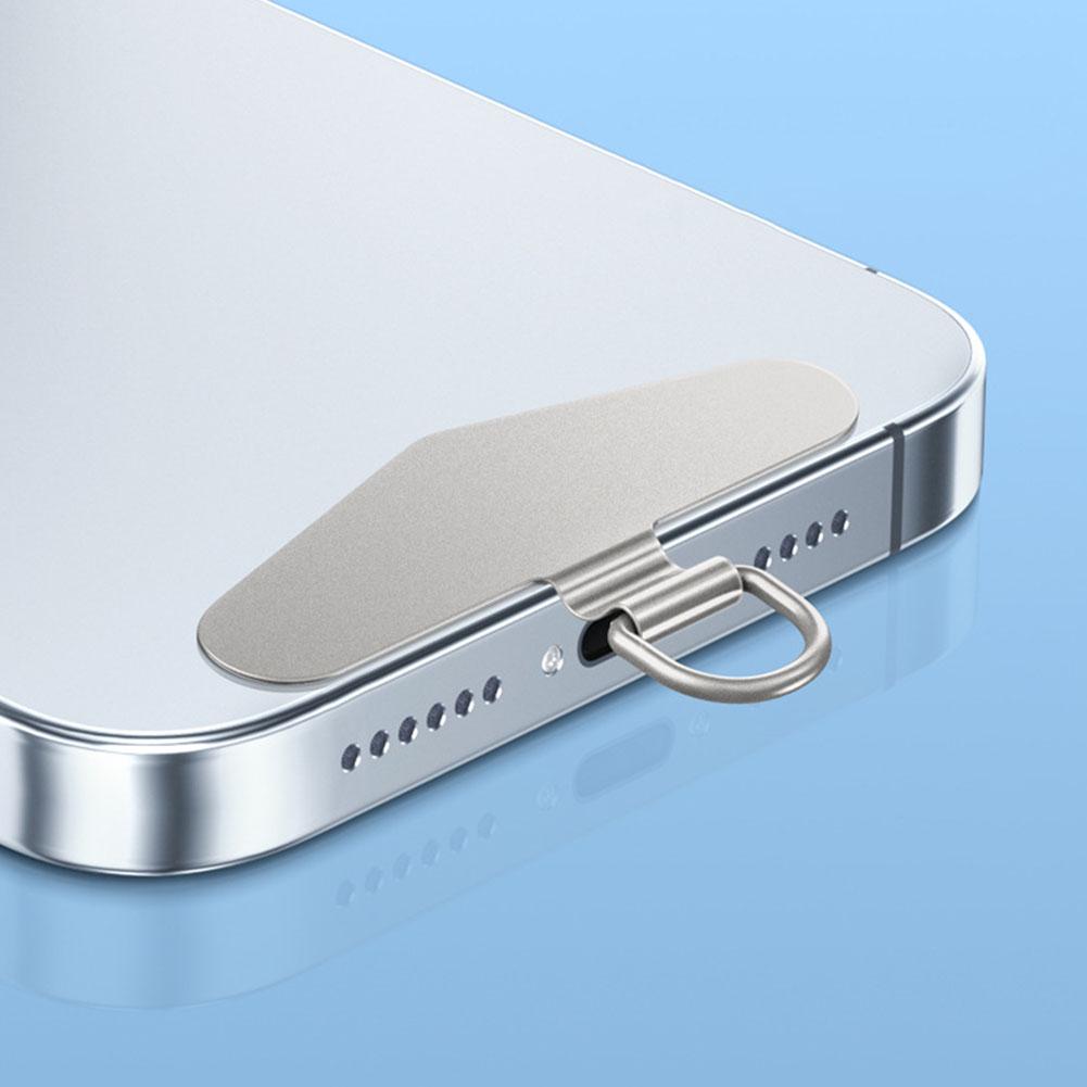 Universal Metal Phone Tether Tab Ultra-thin Stainless Steel Replacement Phone Lanyard Straps Cards Hanging Cord Tab 3/2/1PCS