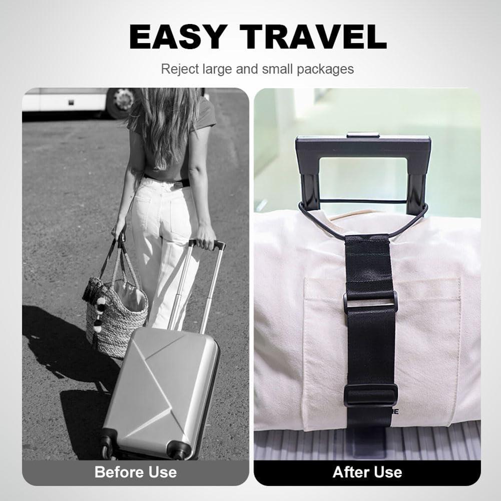 1/2PC Adjustable Luggage Fixed Strap Elastic Luggage Suitcase Belt Travel Security Carry On Straps Multi Use Connector Straps