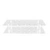 Cake Pop Holder Acrylic 21 Hole Reusable Transparent 2 Layer Cake Pop Stand Display Holder for Weddings Baby Showers