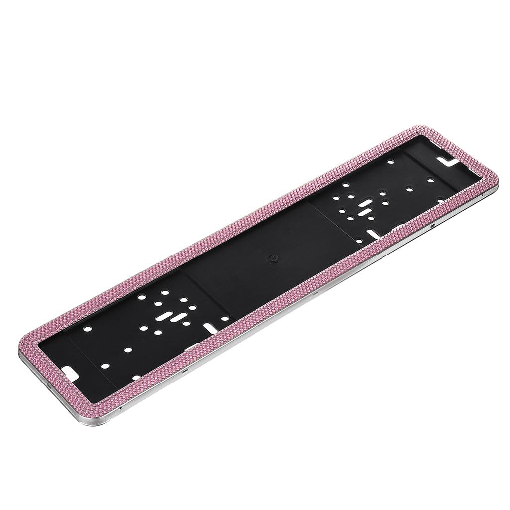 1PCS Universal an License Plate Frame Russian Car Licence Number Plate Frame Crystal Diamonds License Plate Holder