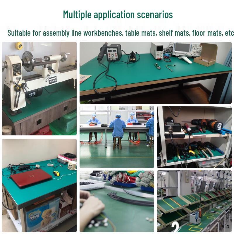 Green Electrical Insulating Mat
