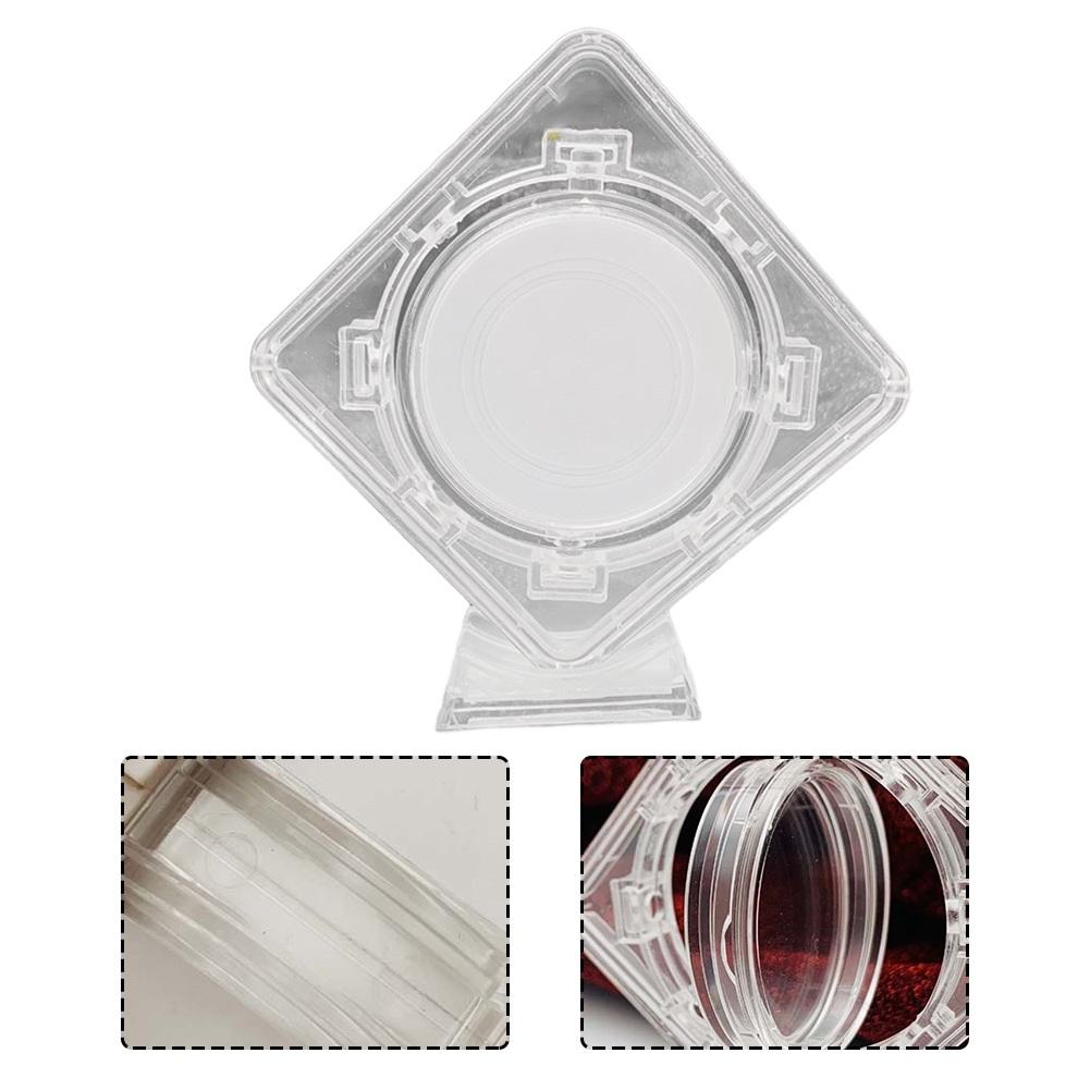 Commemorative Acrylic Protective Box Coins Collection Swivel Bracket Bracket