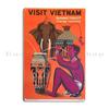 Visit Vietnam Tourist Travel For Vintage Poster Canvas Stickers Saigon  Metal Vintage Home Bar Customize Bar Tin Sign Poster