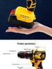 Professional Brushless Impact Drill Set (US Plug) for Tile Hole Opening and Renovation